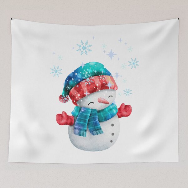 Item preview, Cute Watercolor Snowman Winter Christmas designed and sold by     Sela Art .