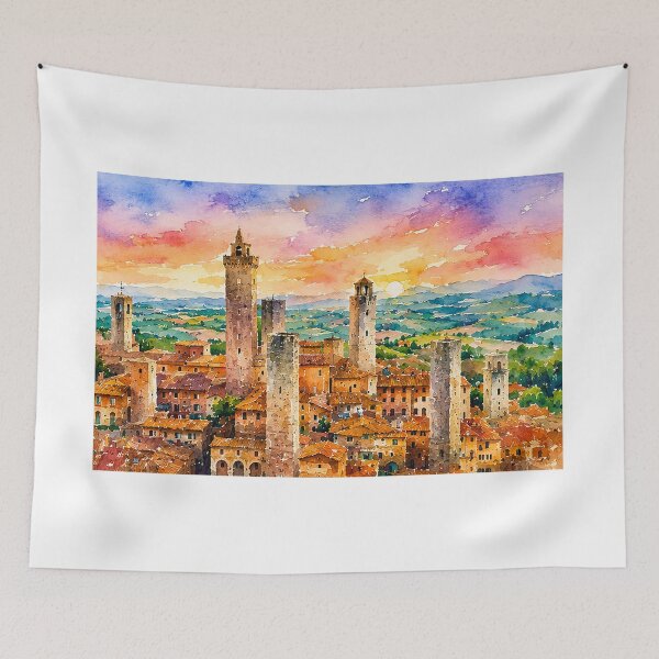 Item preview, Classic View City Painting designed and sold by gaspauga.