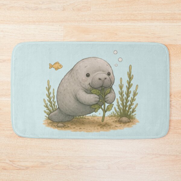 Item preview, Curious Explorer Manatee designed and sold by MellowMunchkins.