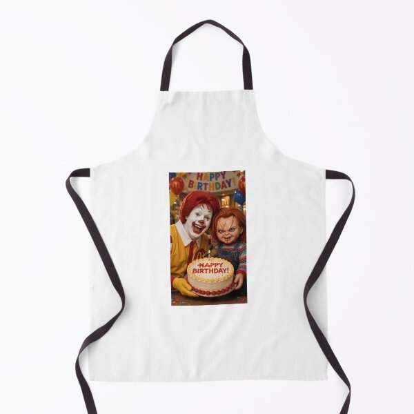 Item preview, Ronald mcdonald chucky horror movie film happy birthday funny meme memes parody designed and sold by CheeseBlueprint.