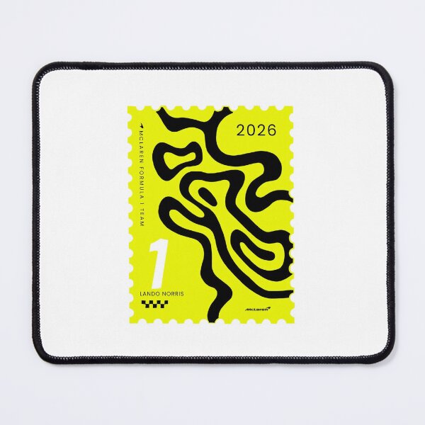 Item preview, Lando Norris Helmet Stamp McLaren Formula 1 designed and sold by 816-Stickers.
