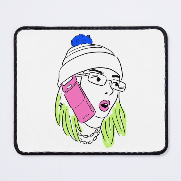 Item preview, Line Art Girl Musician designed and sold by fluzzfg.