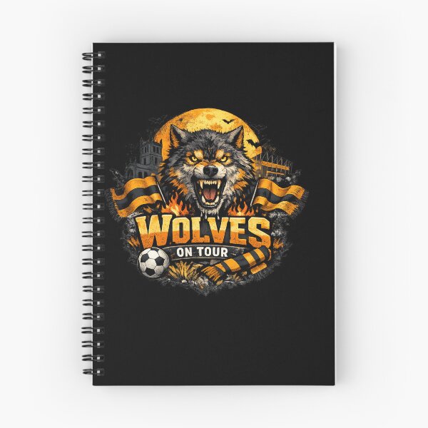 Item preview, Wolverhampton Wanderers Vintage Football Fan Art | Wolves On Tour Supporter Design designed and sold by GarnerSupplyCo.