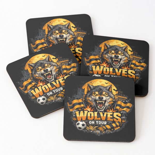 Item preview, Wolverhampton Wanderers Vintage Football Fan Art | Wolves On Tour Supporter Design designed and sold by GarnerSupplyCo.