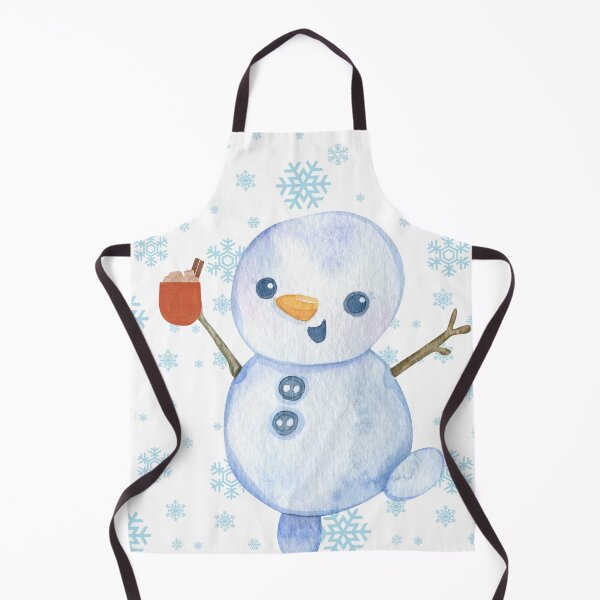 Item preview, Cute Watercolor Snowman Winter Christmas Art designed and sold by Sela Art .