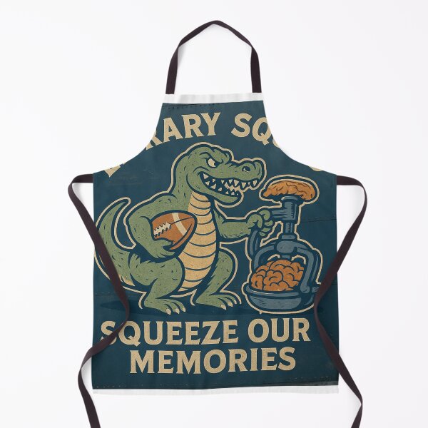 Item preview, Lifrary Squad Squeeze Our Memories Vintage Alligator Football designed and sold by lifrary365.