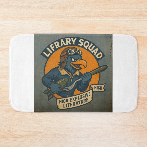 Item preview, Lifrary Squad High Explosive Literature Vintage Pilot Eagle designed and sold by lifrary365.