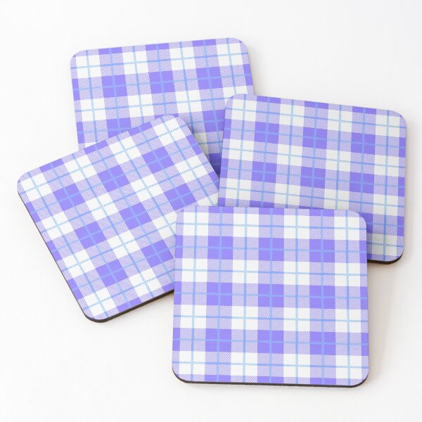 Item preview, purple tartan pattern designed and sold by The Blue&Purple Cat.