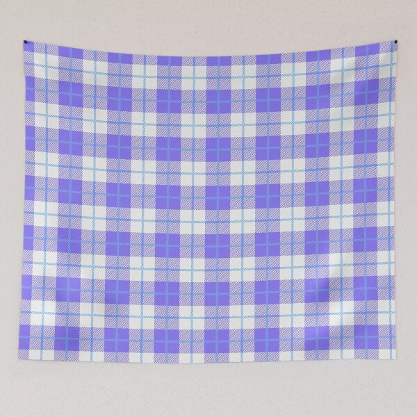 Item preview, purple tartan pattern designed and sold by The Blue&Purple Cat.