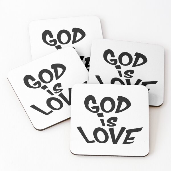 Item preview, God Is Love – Christian Faith Typography T-Shirt Design designed and sold by CrossCrafted.