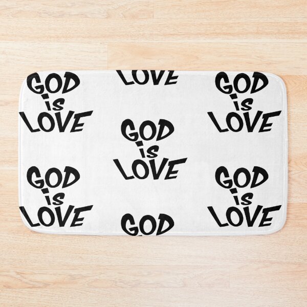 Item preview, God Is Love – Christian Faith Typography T-Shirt Design designed and sold by CrossCrafted.
