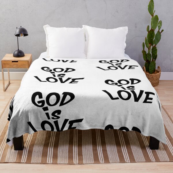 Item preview, God Is Love – Christian Faith Typography T-Shirt Design designed and sold by CrossCrafted.