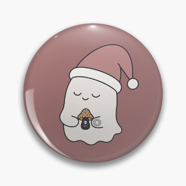 Item preview, Sleepy Poison Mushroom Ghost - Cozy Spooky Art designed and sold by suncorner28.