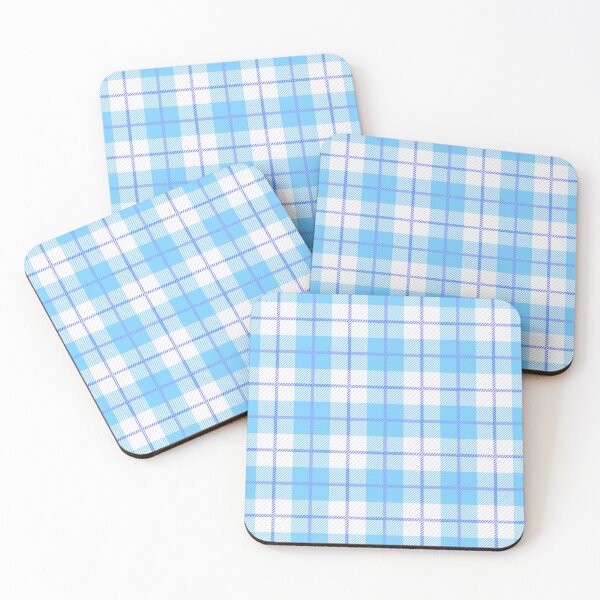 Item preview, blue tartan pattern designed and sold by The Blue&Purple Cat.