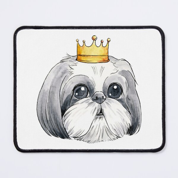 Item preview, Shih Tzu King Cute Royal Puppy Golden Crown Graphic designed and sold by jessicaguarnido.