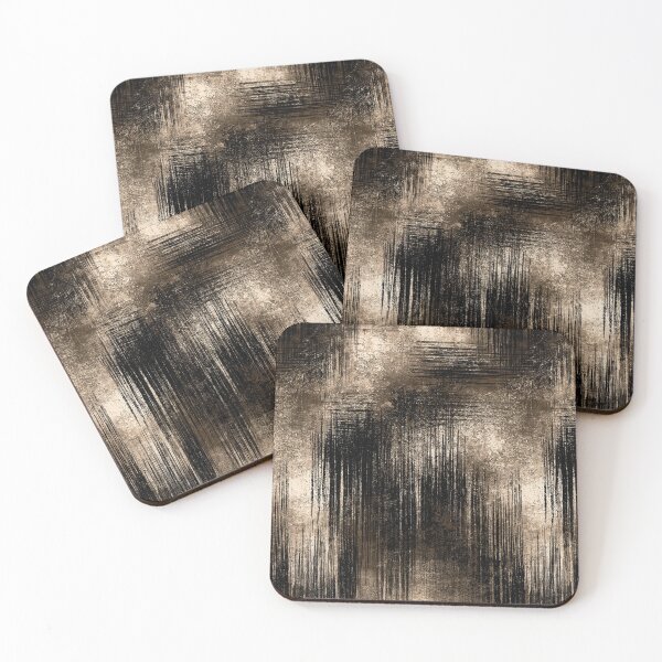 Item preview, Weathered Sepia Metallic Drip Abstract designed and sold by Piotrek0001.