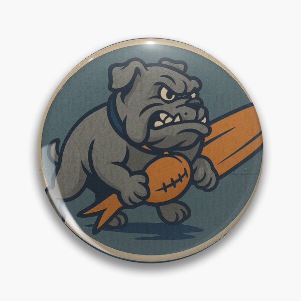 Item preview, Lifrary Squad Tear 'Em Up Vintage Bulldog Surf Football designed and sold by lifrary365.