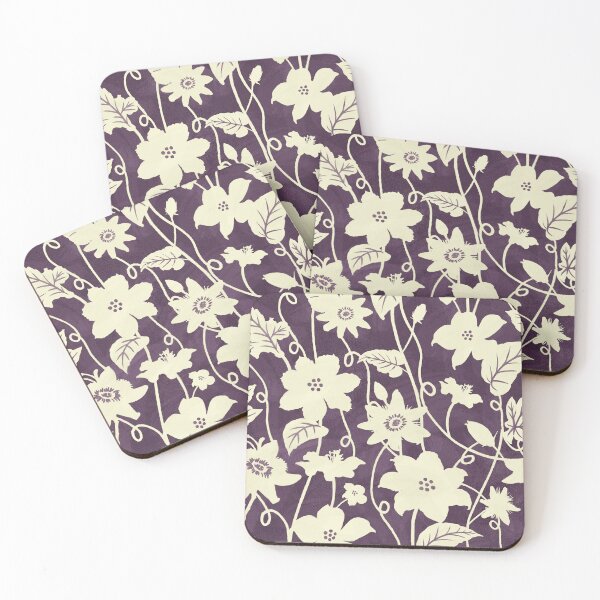 Item preview, Purple Floral pattern designed and sold by Allywork.