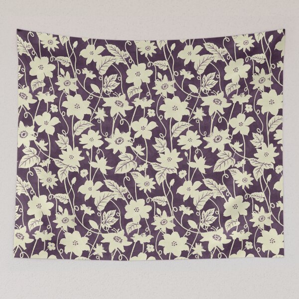 Item preview, Purple Floral pattern designed and sold by Allywork.