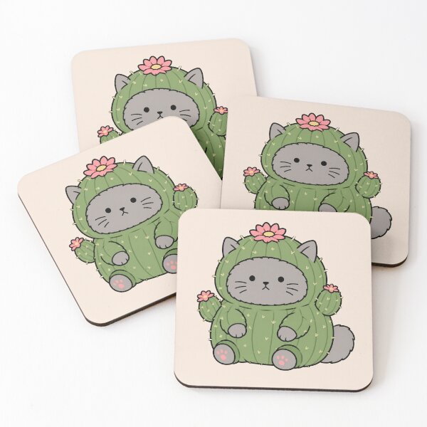 Item preview, Cute Cactus Cat  designed and sold by MonkiFlipp.