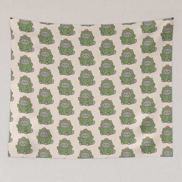 Item preview, Cute Cactus Cat  designed and sold by MonkiFlipp.