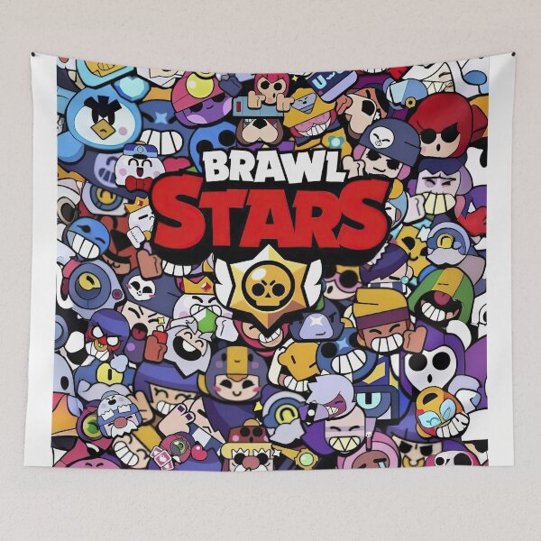 Item preview, Doodle Brawl Stars Movie Poster designed and sold by hafugory.