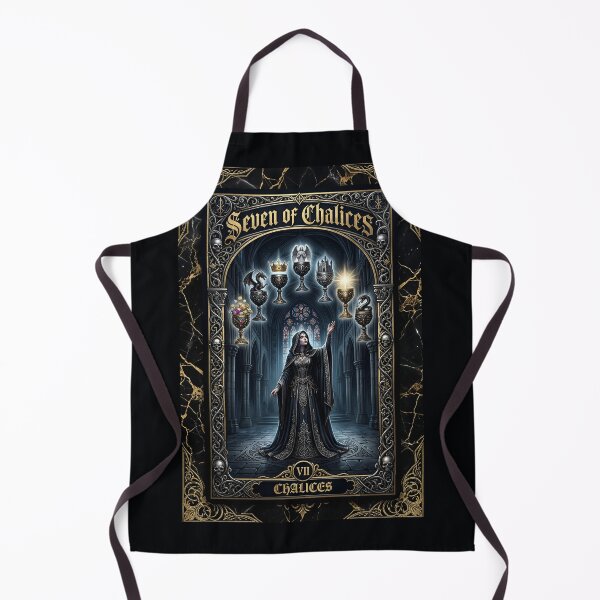 Item preview, Seven of Chalices- tarot card designed and sold by Studio77-Gothic.