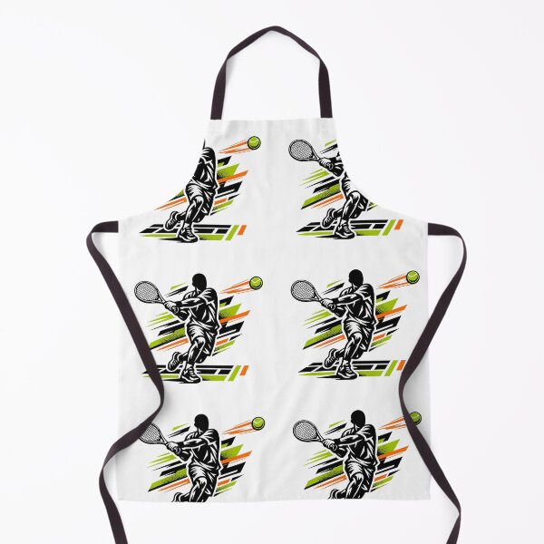 Item preview, Explosive Faceless Tennis Forehand – Modern Athletic Vector Art designed and sold by mbmstores.