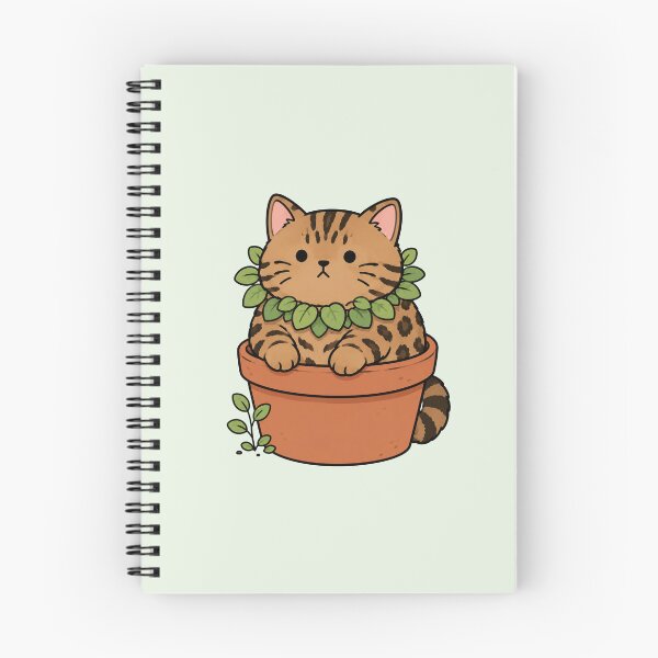 Item preview, Cute Plant Pot Cat designed and sold by MonkiFlipp.