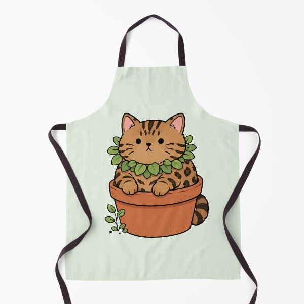 Item preview, Cute Plant Pot Cat designed and sold by MonkiFlipp.