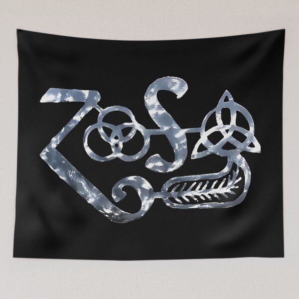 Item preview, Zoso Symbols Every time with Zeppelin Airship designed and sold by matherbut.