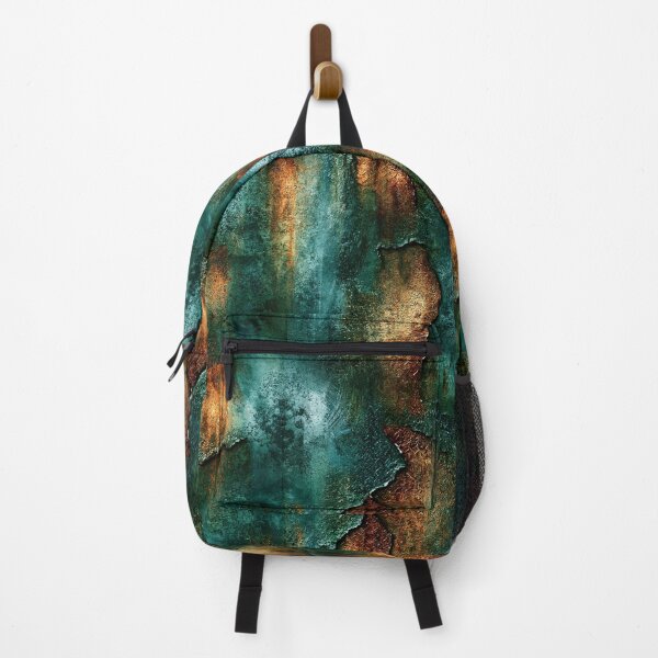 Item preview, Patina Green and Copper Flake Abstract Art designed and sold by Piotrek0001.