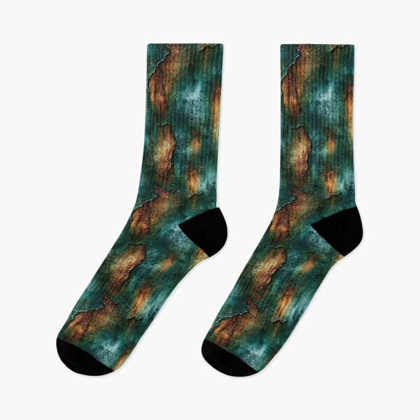 Item preview, Patina Green and Copper Flake Abstract Art designed and sold by Piotrek0001.