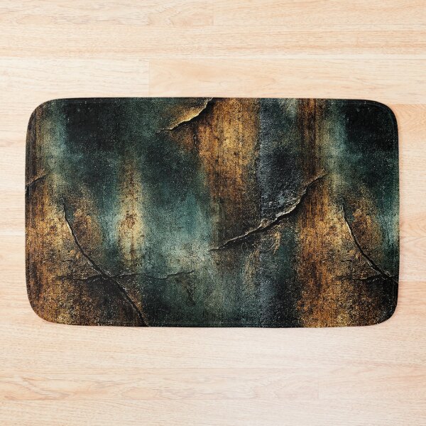 Item preview, Distressed Teal and Dark Iron Grunge Art designed and sold by Piotrek0001.