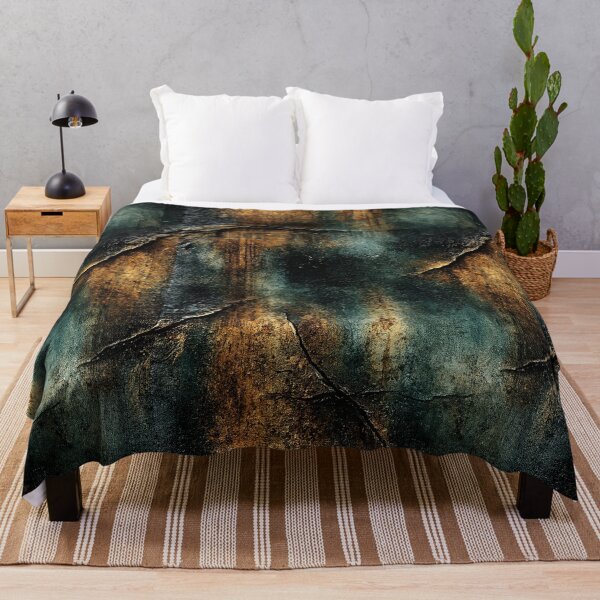 Item preview, Distressed Teal and Dark Iron Grunge Art designed and sold by Piotrek0001.