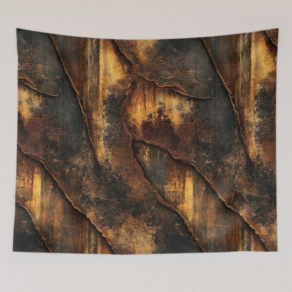 Item preview, Peeling Amber Layers on Weathered Steel designed and sold by Piotrek0001.