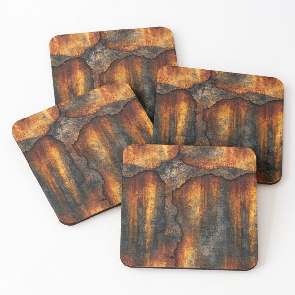 Item preview, Cracked Iron and Copper Seam Abstract Art designed and sold by Piotrek0001.