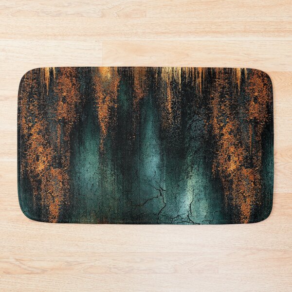 Item preview, Vertical Verdigris and Rust Drips Pattern designed and sold by Piotrek0001.