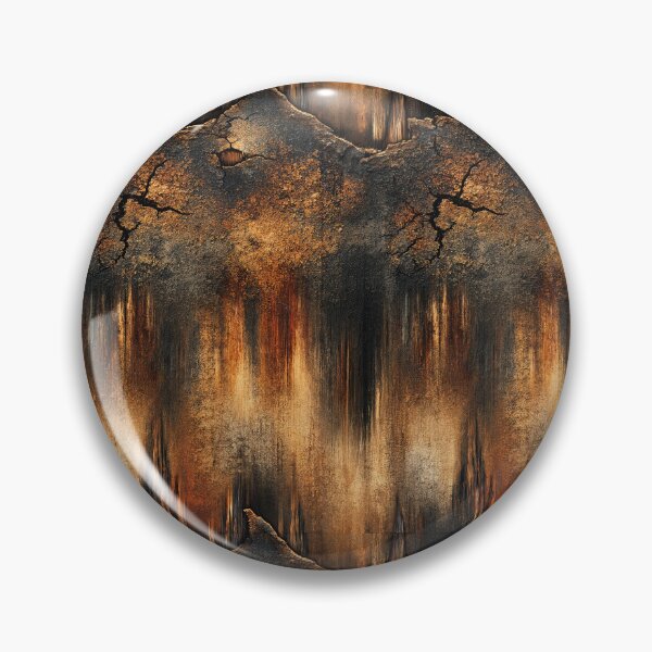 Item preview, Warm Amber Glow on Dark Industrial Steel designed and sold by Piotrek0001.