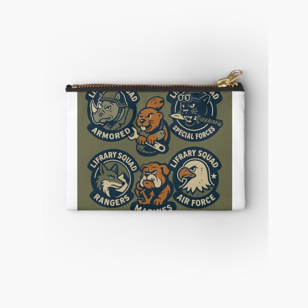 Item preview, Lifrary Squad Military Patches Mascot Collection designed and sold by lifrary365.