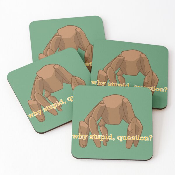 Item preview, project hail mary rocky - why stupid question? designed and sold by duckie-designss.
