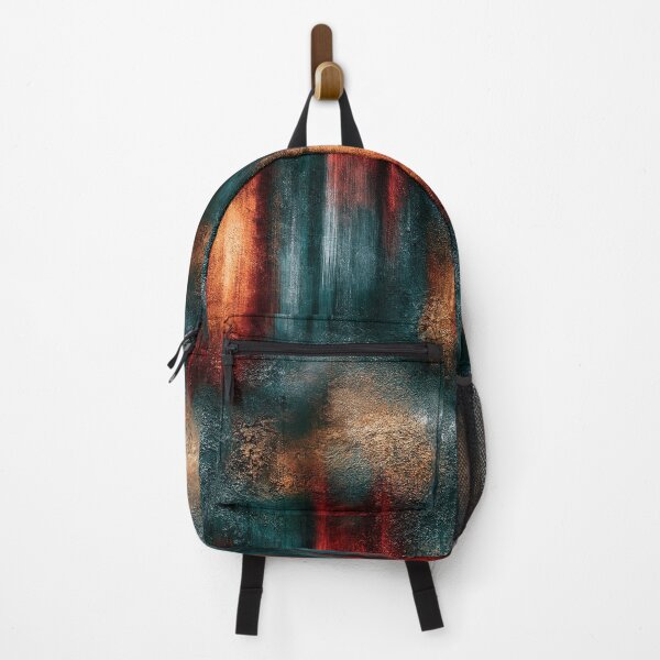 Item preview, Crimson and Teal Industrial Fusion Abstract designed and sold by Piotrek0001.
