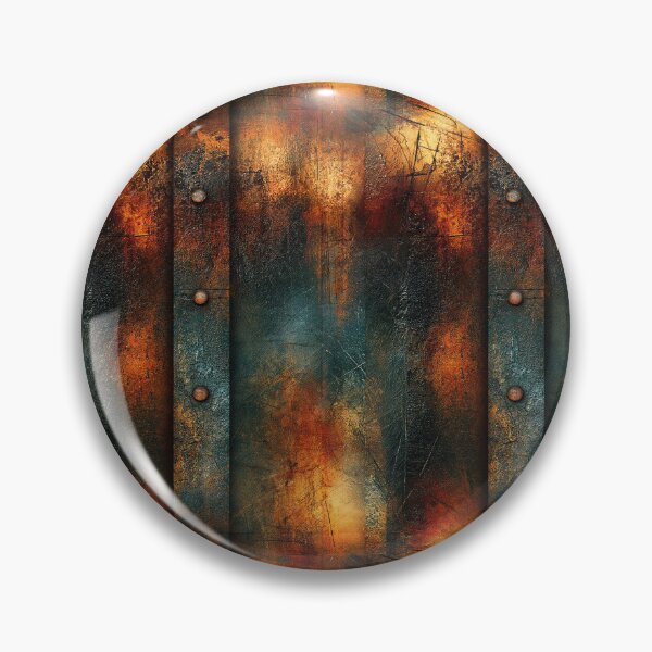 Item preview, Rusty Iron Plate with Vertical Rivets Art designed and sold by Piotrek0001.