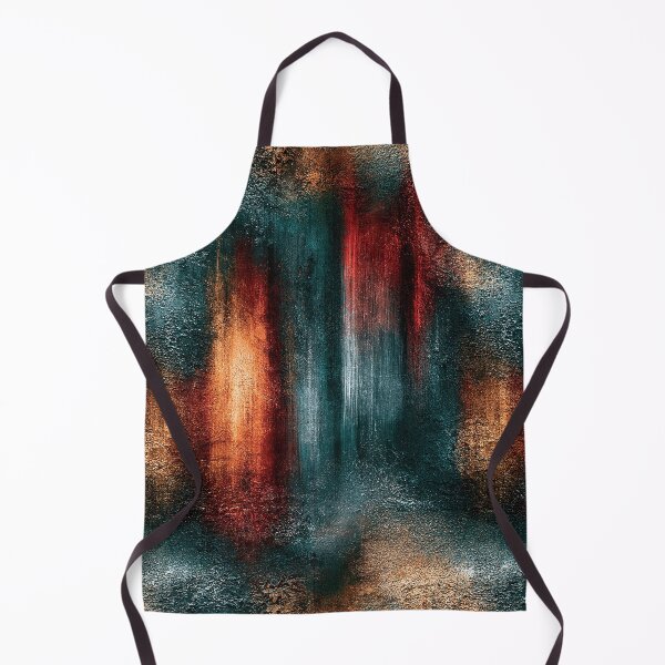 Item preview, Crimson and Teal Industrial Fusion Abstract designed and sold by Piotrek0001.