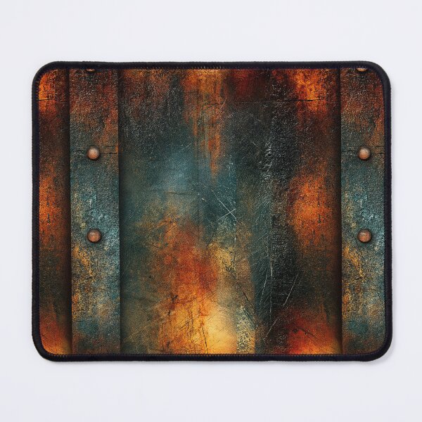 Item preview, Rusty Iron Plate with Vertical Rivets Art designed and sold by Piotrek0001.
