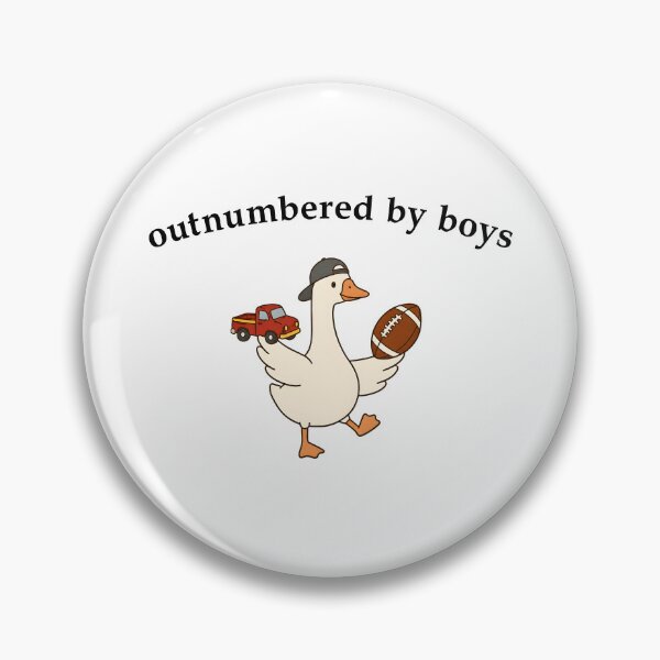 Item preview, Outnumbered By Boys designed and sold by yobochart.