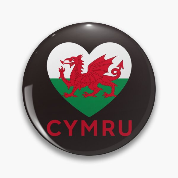 Item preview, Cymru Welsh Dragon Heart Flag designed and sold by Cerys-GS.