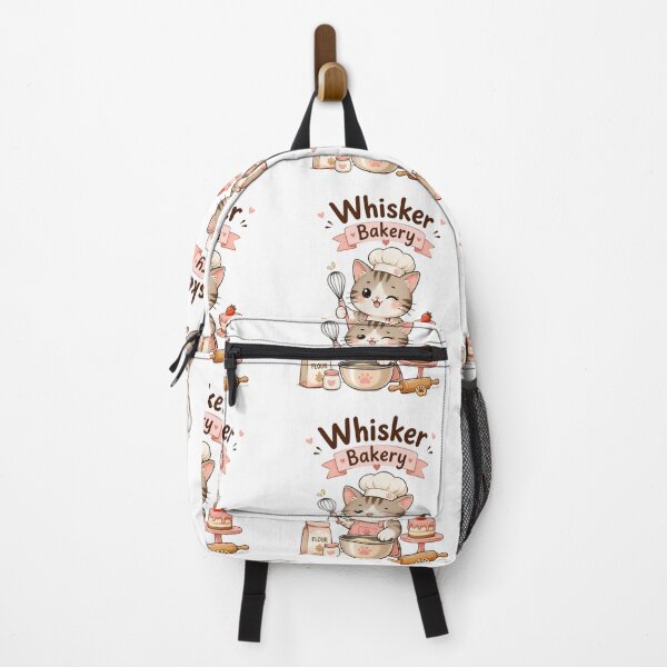 Item preview, Whisker Bakery Cute Cat Baker Kawaii Baking Cartoon Sticker | Adorable Chef Kitty Gift designed and sold by Sanika arts .