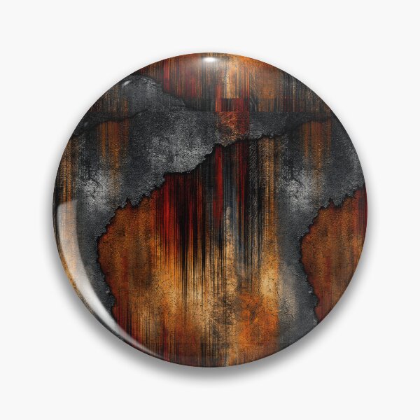 Item preview, Vertical Rust Drips on Charcoal Steel Art designed and sold by Piotrek0001.