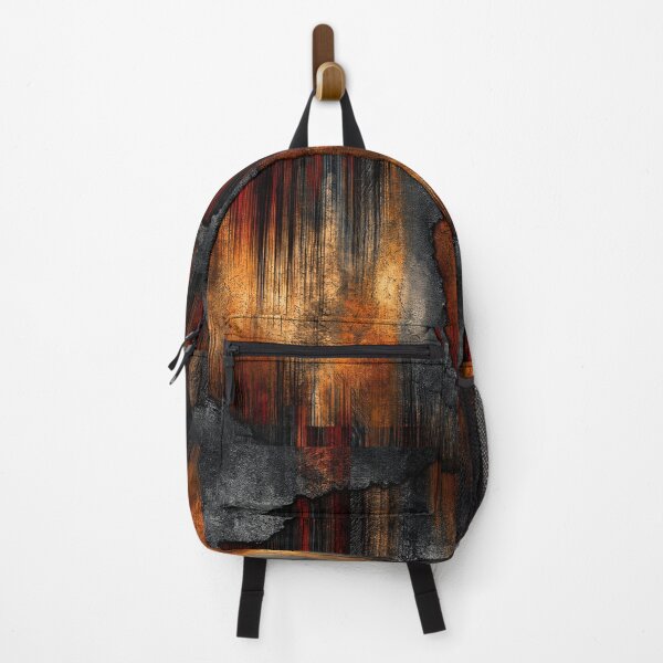 Item preview, Vertical Rust Drips on Charcoal Steel Art designed and sold by Piotrek0001.